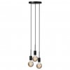 CZARNA Lampa Wisząca KABEL NORDLUX PACO 2112063003 LOFT